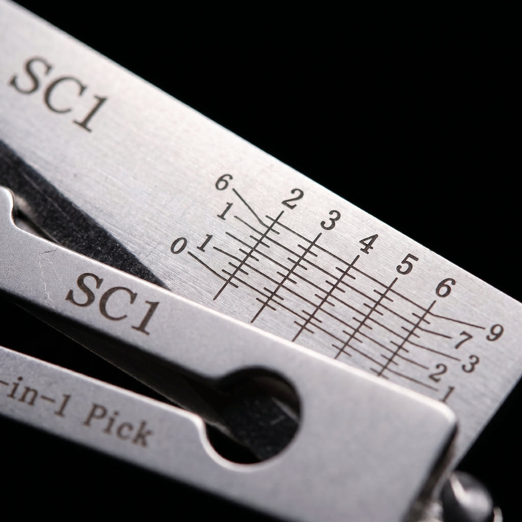 Pro SC1 Pick & Decoder — 2-in-1 Tool for Schlage 5-Pin Locks