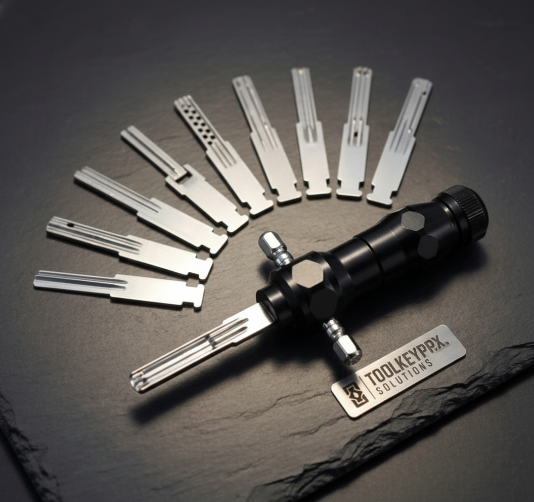 🔐Tubular Lock Pick Set: 9-in-1 Precision Unlocking Tool for Locksmiths