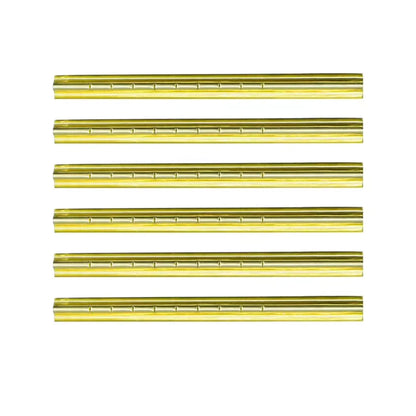 Pre-cut aluminium foil impressioning strip for a dimple lock blade